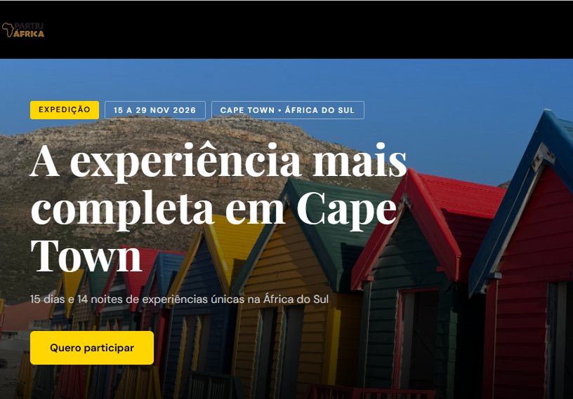 Projeto Partiu África desenvolvido pela Auttiva Lab